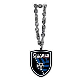 MOJO - San Jose Earthquakes Team Logo Fan Chain Necklace - Black