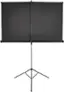 Back. Insignia™ - 75" Tripod Projector Screen - Black/White.