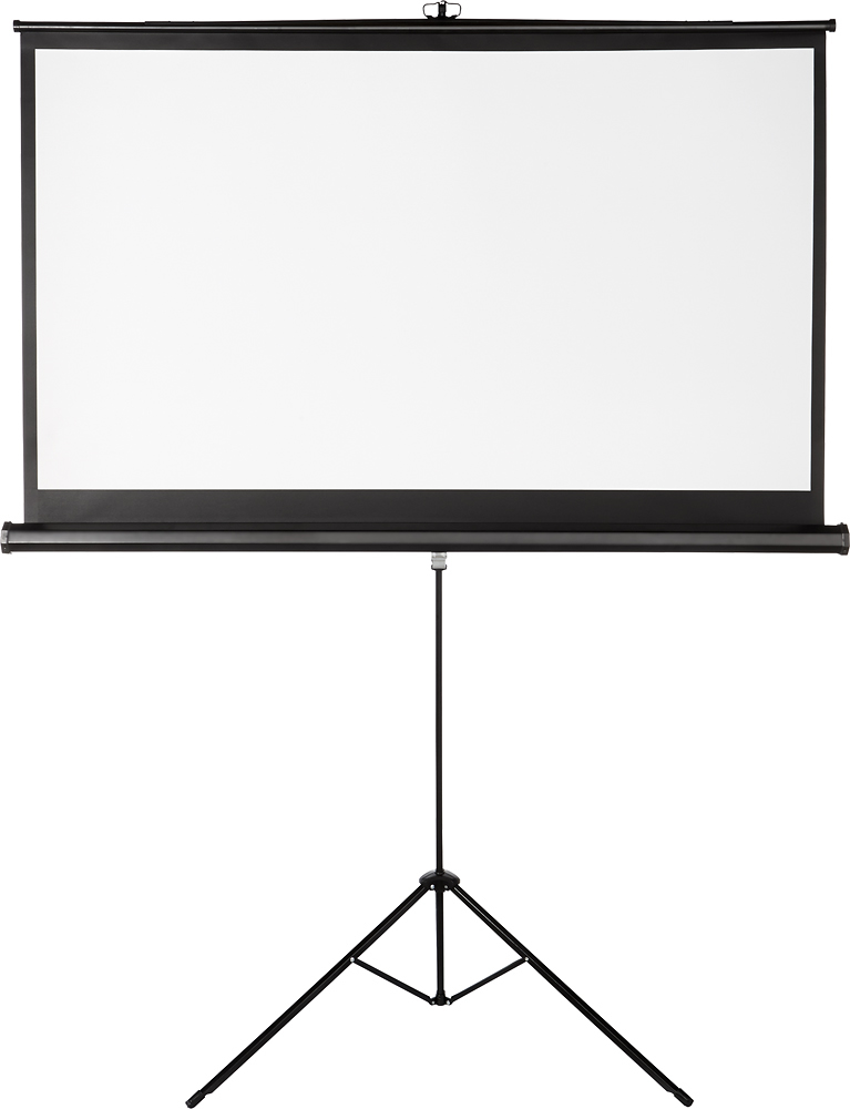 Angle View: Elite Screens - Lunette 2 180" Fixed Projector Screen - White/Black