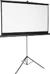 Insignia™ - 75" Tripod Projector Screen - Black/White