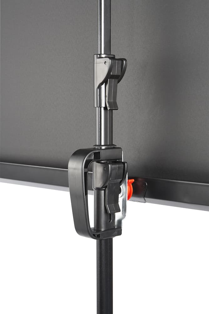 Alt View 11. Insignia™ - 75" Tripod Projector Screen - Black/White.