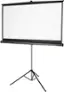 Left. Insignia™ - 75" Tripod Projector Screen - Black/White.
