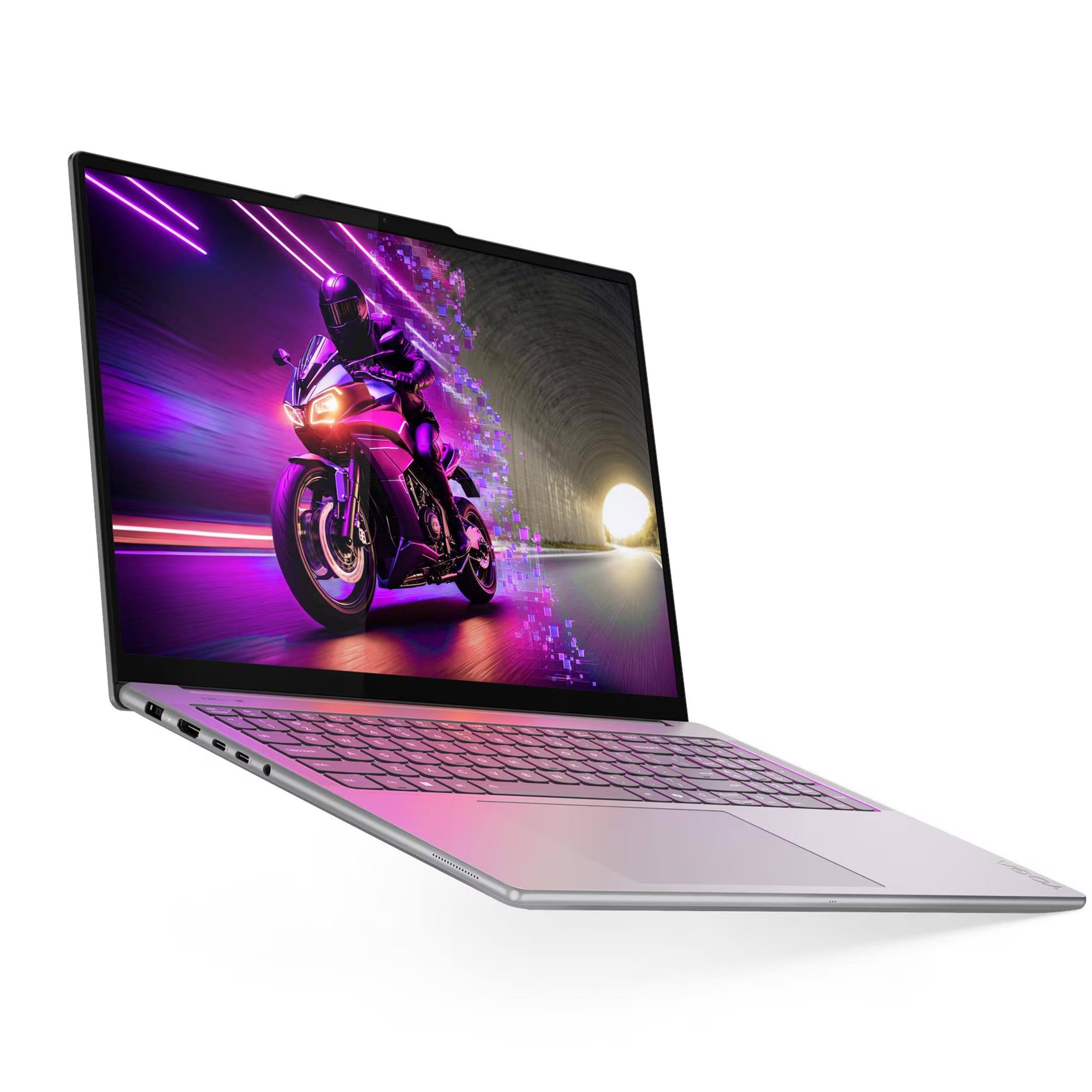 Alt View 7. Lenovo - Yoga Pro 9i 16" 2.8K OLED Touchscreen Laptop - Intel Core Ultra 9 2025 - NVIDIA GeForce RTX 5050 - 32GB RAM - 512GB - Luna Grey.