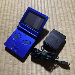Refurbished Excellent - GameBoy Advance SP System Cobalt w/Charger - Nintendo Game Boy
