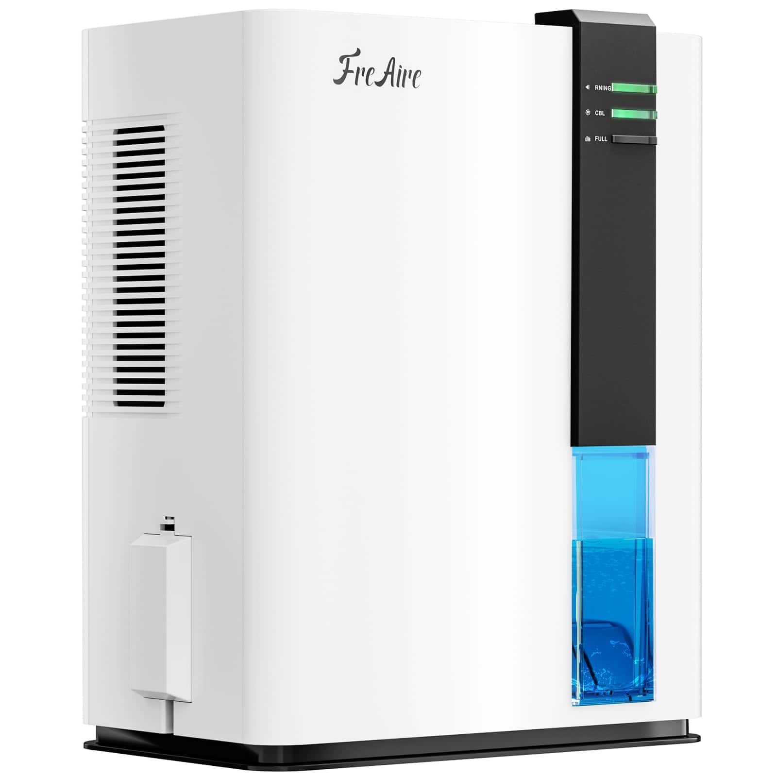 FreAire - 2 Pint Portable Dehumidifier for Home & Basement, High-Efficiency Quiet Air Dryer - white