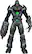 Left. McFarlane Toys - DC Multiverse Grid (Forever Evil) 7" Figure - McFarlane Collector Edition #29.