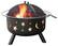 Front. Landmann - Big Sky Stars Moon Fire Pit - Black.