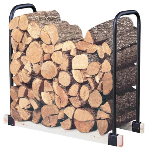 Best Buy: Landmann Adjustable Firewood Rack Black 82424