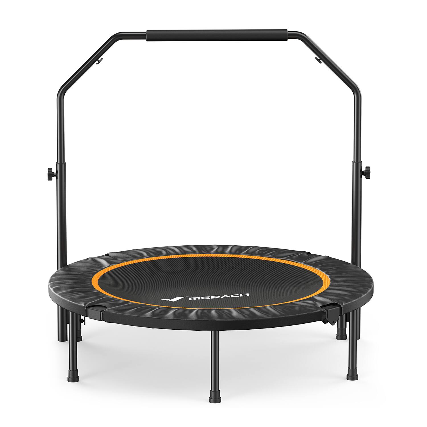 Angle. MERACH - MERACH 40'' Rebounder Mini Trampoline Adult, Fitness Trampolines Max Load 150KG - Black.