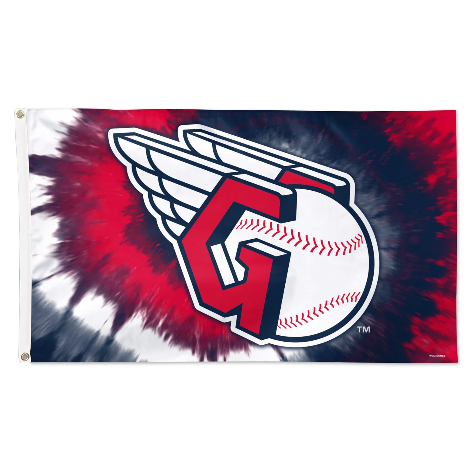 Photos - Other Decoration Cleveland WinCraft -  Guardians 3' x 5' Tie-Dye Deluxe Single-Sided Flag - Multicolor 4766618 