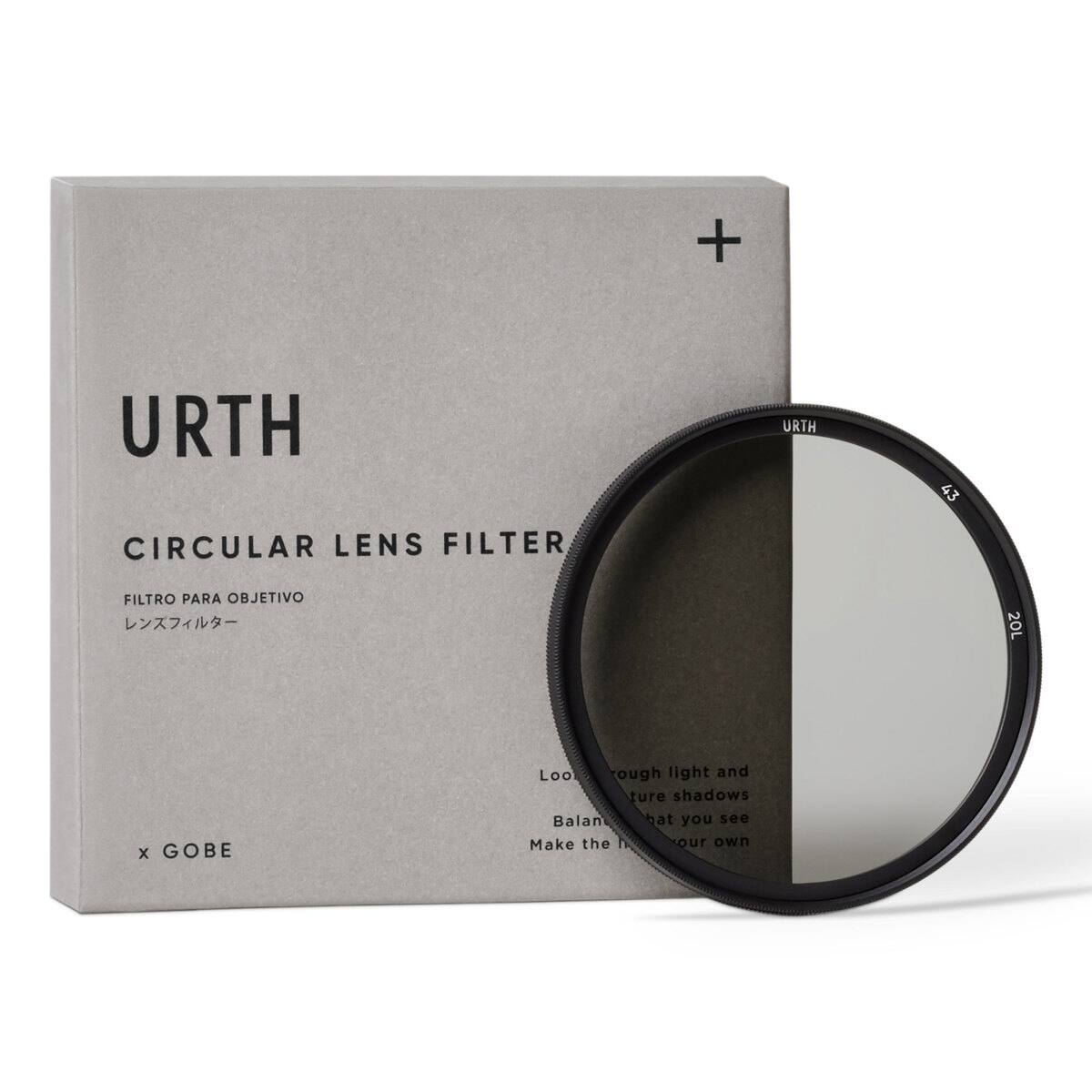 URTH CIRCULAR LENS FILTER FILTRO PARA OBJETIVO 20L x GOBE

Look through light and nature shadows that you see Make the our own