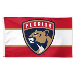 WinCraft - Florida Panthers 3' x 5' Team Stripe Deluxe Single-Sided Flag - Multicolor