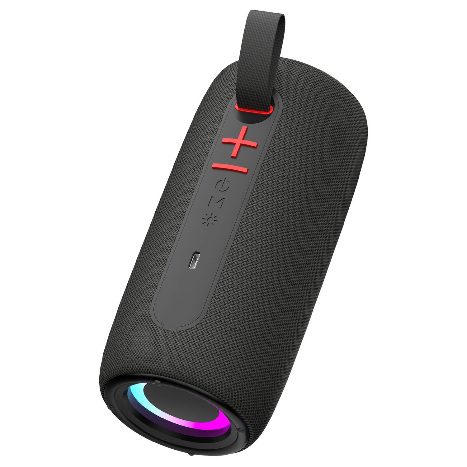Alt View 4. RCA - 5W Bluetooth Speaker with TWS, Sound FX, USB/microSD/Aux, FM, 6 Hr Play Time - Black.