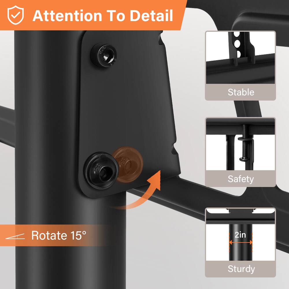 Attention To Detail

Rotate 15°

Stable

Safety

Sturdy