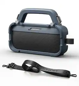Dexnor - Protective Case for Bose SoundLink Flex 2nd Gen/SoundLink Flex Bluetooth Portable Speaker with Handle & Shoulder Strap - Navy Blue
