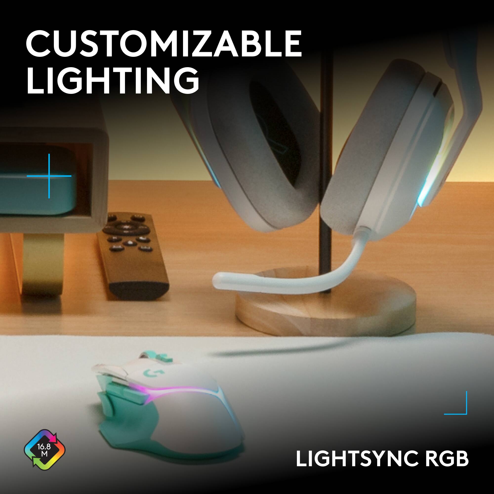 CUSTOMIZABLE LIGHTING

LIGHTSYNC RGB

16.8 M