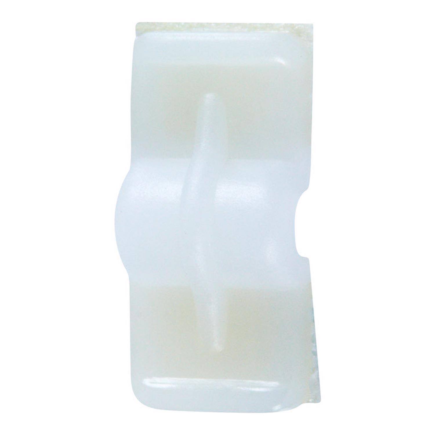 Left. Jandorf - Jandorf 1/8 in. D X 0.76 in. L Natural Nylon Cable Clip.