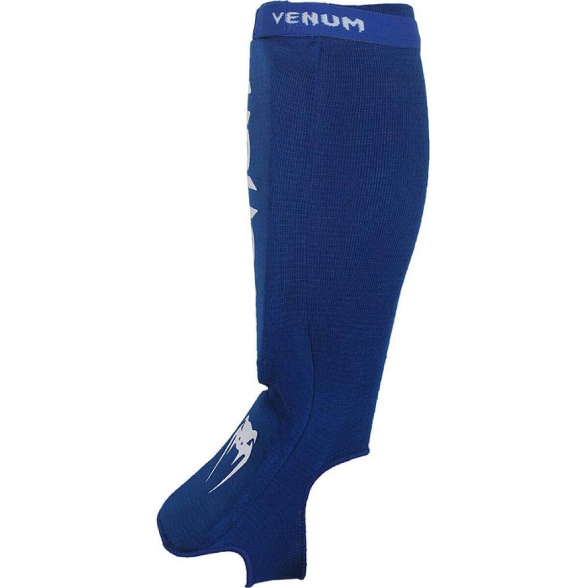 Alt View 1. Venum - Venum Kontact Slip-On MMA Shin and Instep Guards - Blue - Blue.