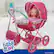 The text "baby alive Doll not included" refers to the fact that the doll is not included in the stroller, but rather it is placed inside the stroller.