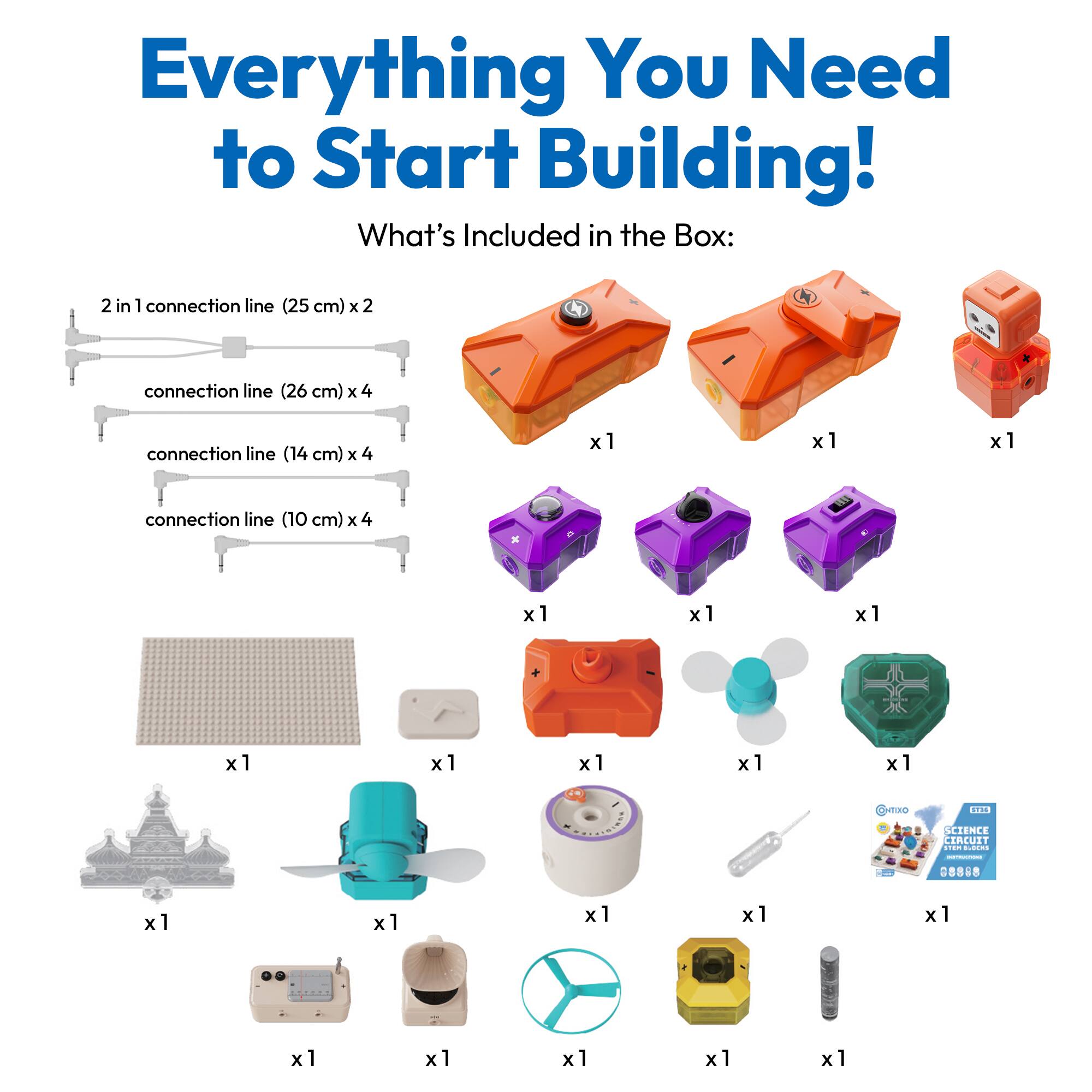 Everything You Need to Start Building!

What's Included in the Box:

- 2 in 1 connection line (25 cm) x 2
- connection line (26 cm) x 4
- connection line (14 cm) x 4
- connection line (10 cm) x 4

- x1
- x1
- x1
- x1
- x1
- x1
- x1
- x1
- x1
- x1
- x1
- x1
- x1
- x1
- x1
- x1
- x1
- x1
- x1
- x1
- x1
- x1
- x1
- x1
- x1
- x1
- x1
- x1
- x1
- x1
- x1
- x1
- x1
- x1
- x1
- x1
- x1
- x1
- x1
- x1
- x1
- x1
- x1
- x1
- x1
- x1
- x1
-