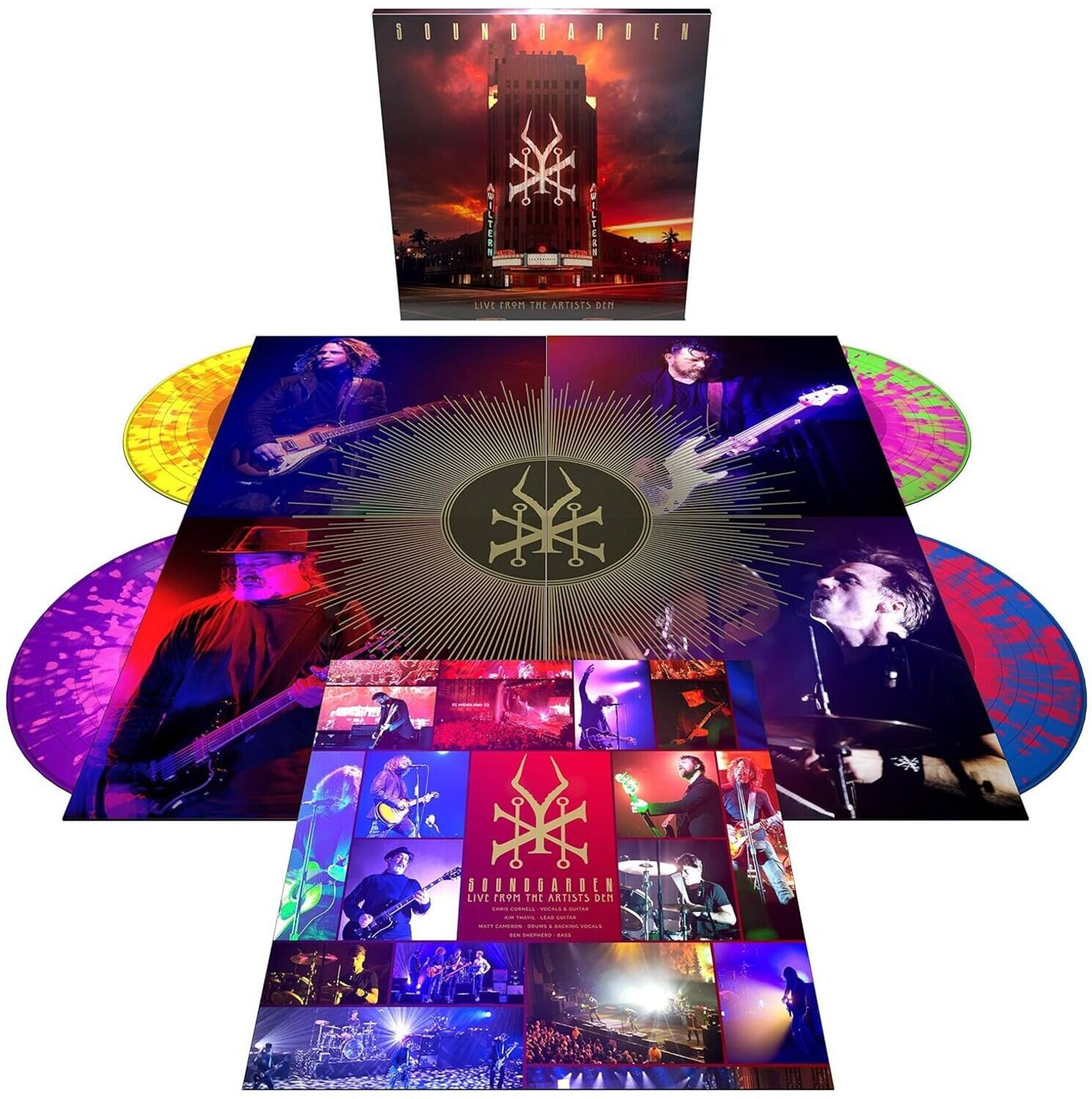 SOUNDGARDEN  
LIVE FROM THE ARDEN  
ARTISTS DEN  

SOUNDGARDEN LIVE  
ARTISTS DEN