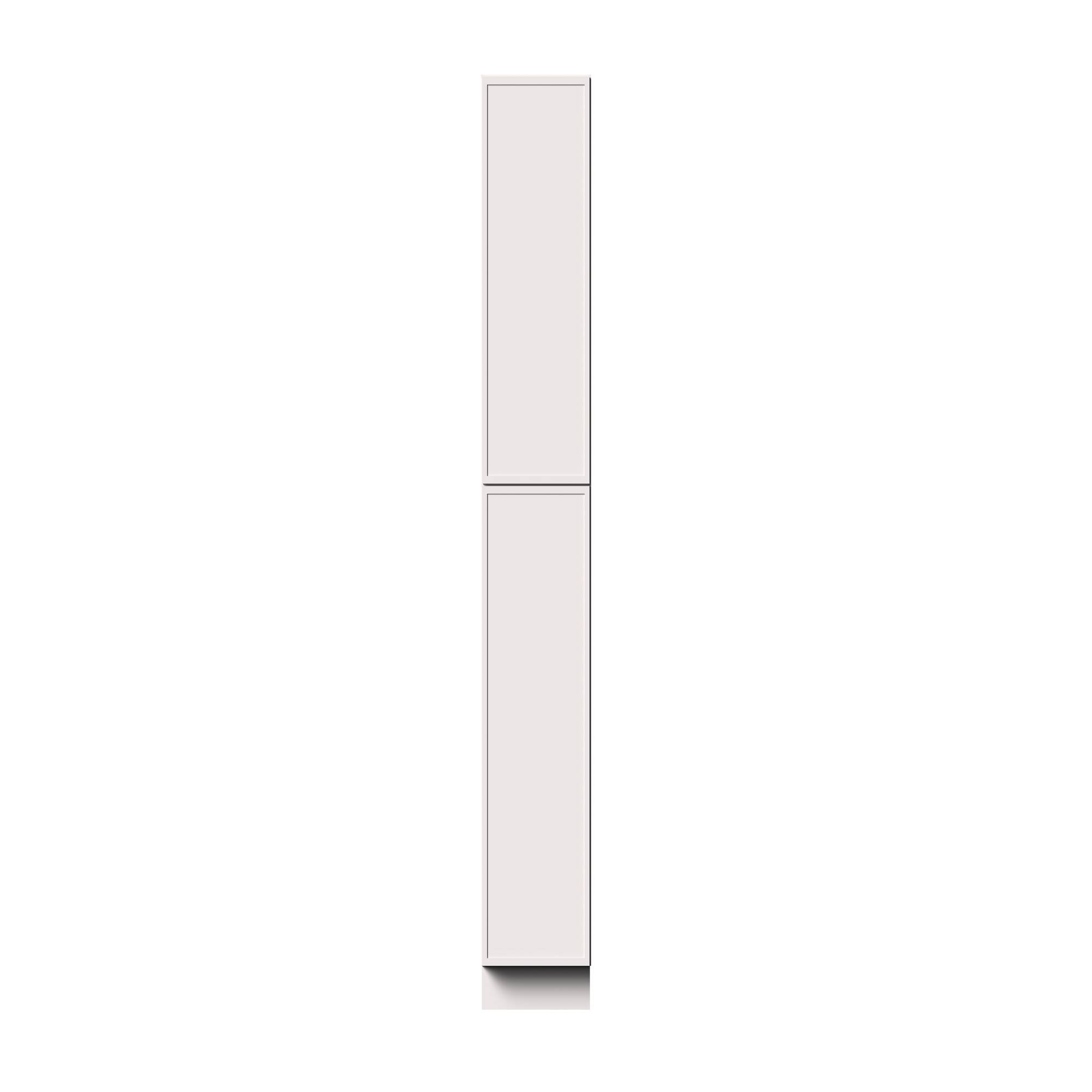 Alt View 1. Boyel Living - 18-in W x 96-in H x 27-in D Slim Shaker RTA Kitchen Pantry Tall Cabinet with Soft-Close - Snow White.