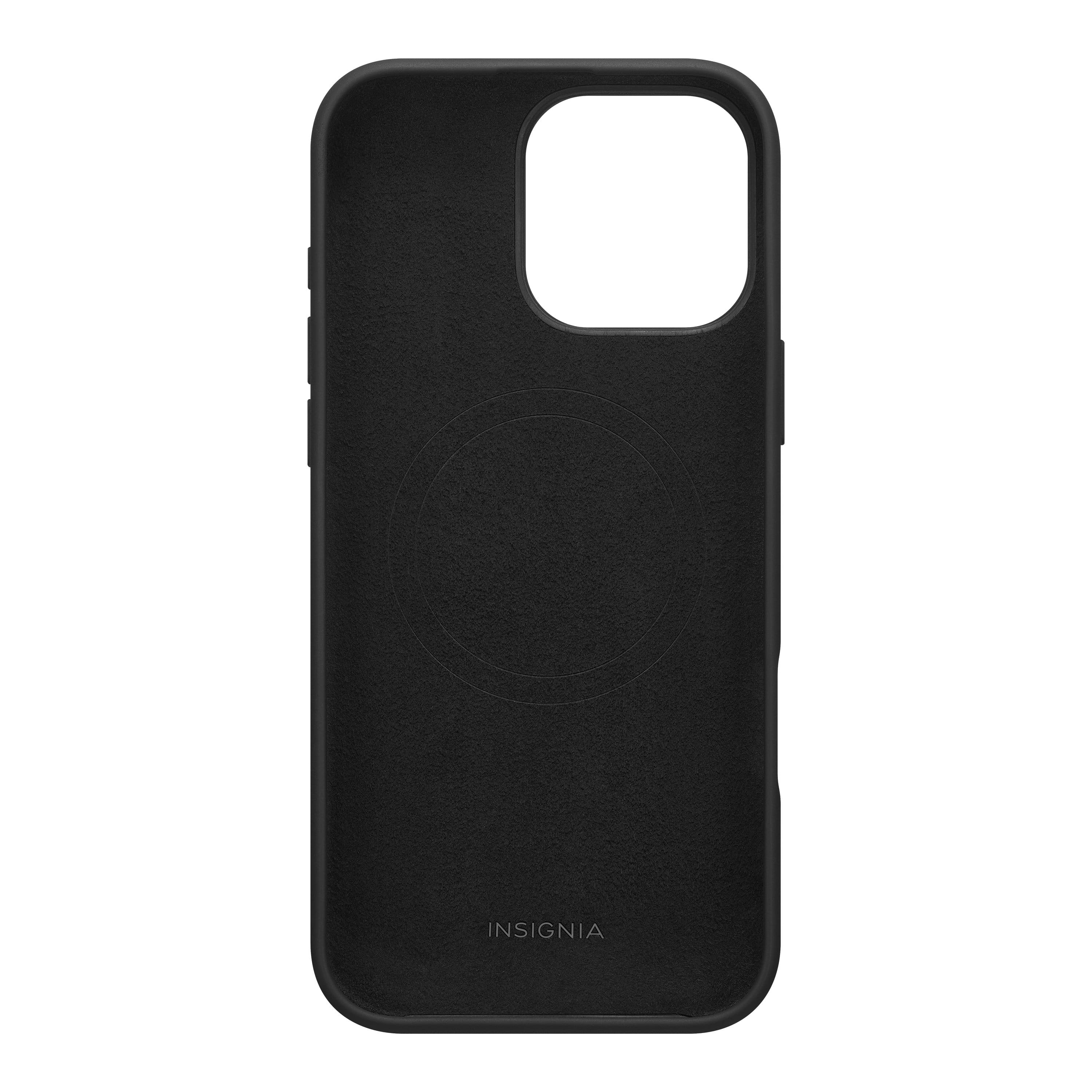 Alt View 19. Insignia™ - Silicone Case with MagSafe for iPhone 16 Pro Max - Black.