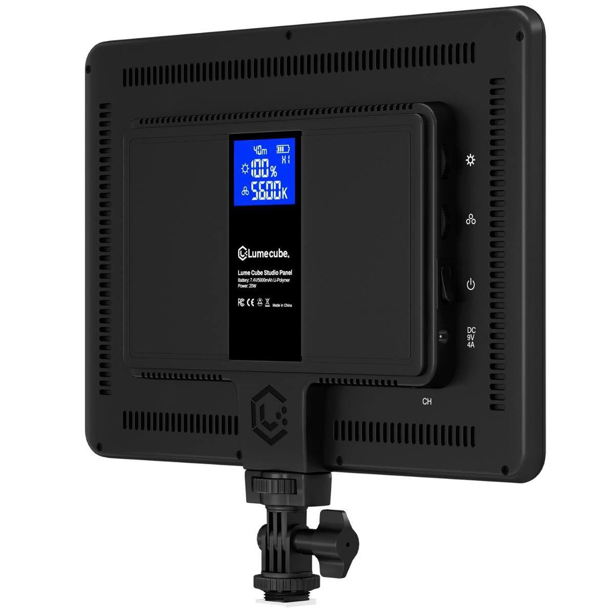 40m II 100% 5600K Lume Cube Studio Panel Ratry 1 Using_aerbe - X CE I - - DC 9V 4A CH