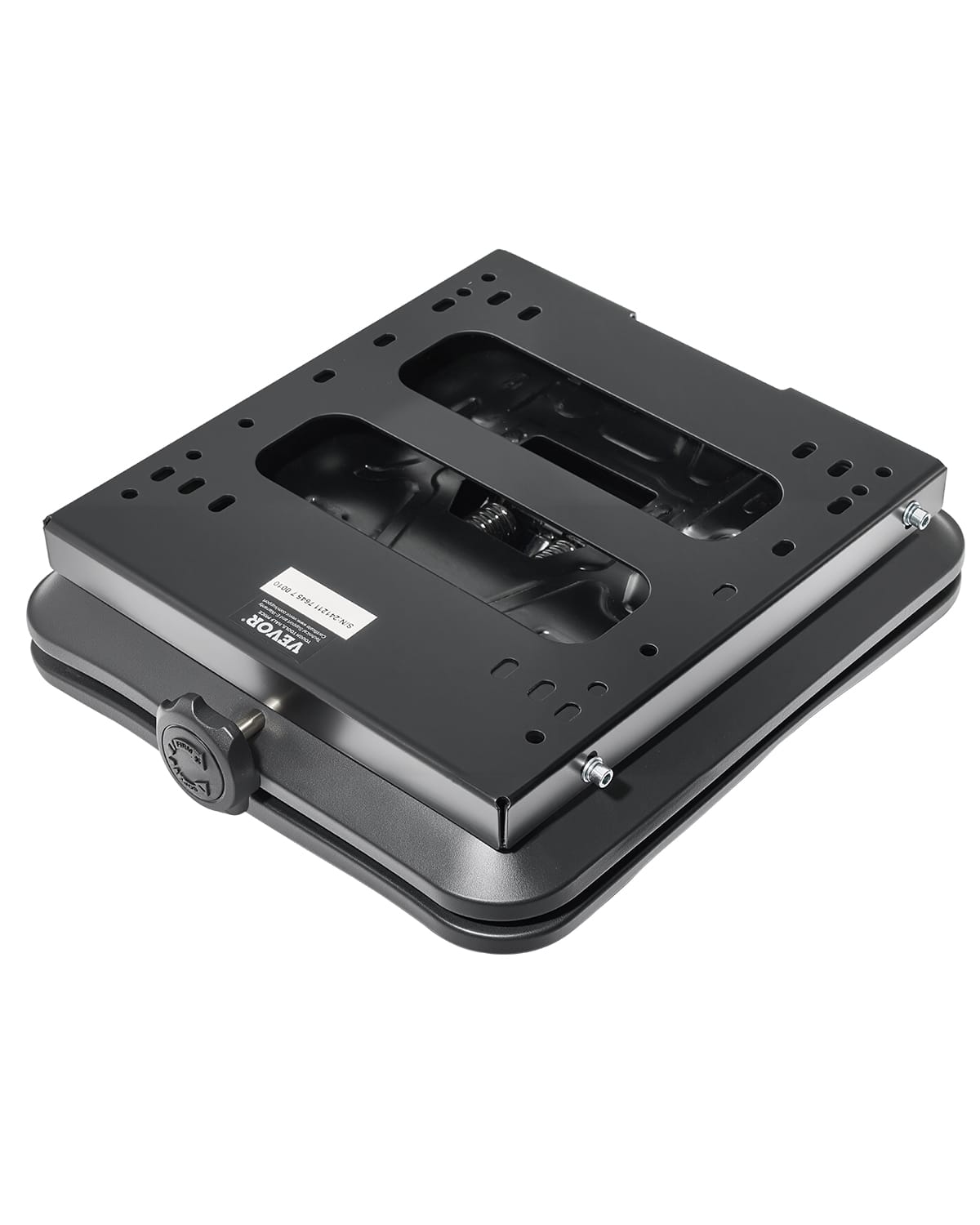 VEVOR - Seat Suspension Kit Without Seat Slider Track,Universal Air Ride Seat Suspension for Zero Turn Lawn Mower,with Dustcover - Black