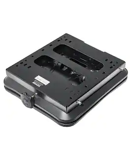 VEVOR - Seat Suspension Kit Without Seat Slider Track,Universal Air Ride Seat Suspension for Zero Turn Lawn Mower,with Dustcover - Black