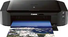 Front. Canon - PIXMA iP8720 Wireless Photo Printer - Black.