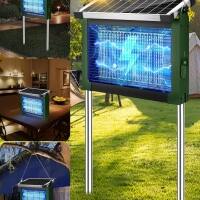 Back. Anysun - Solar & USB Powered Bug Zapper – 4500V Killing Grid, EPA Registered, Covers 2100 sq ft for Indoor/Outdoor - Army Green.