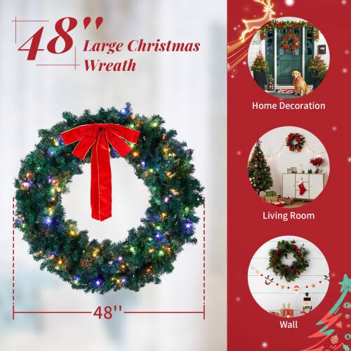 48" Large Christmas Wreath

Home Decoration
Living Room
Wall