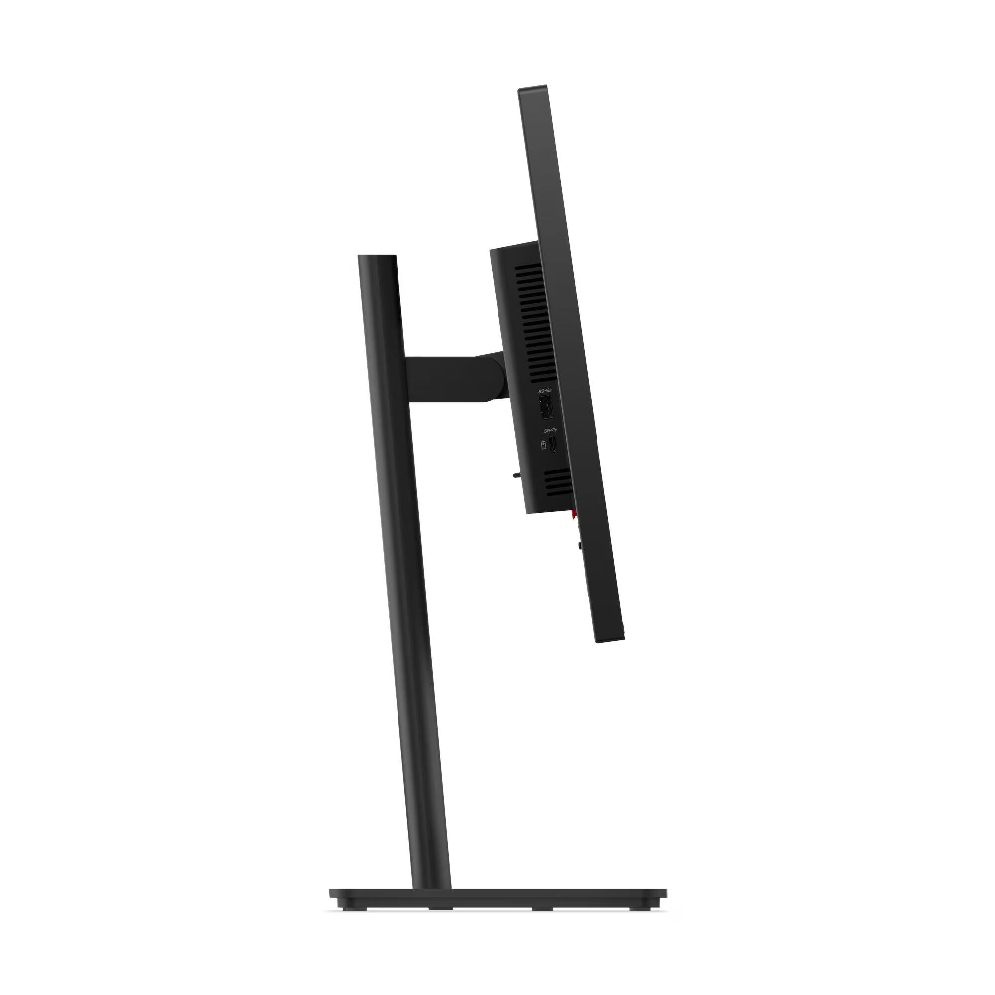 Alt View 2. Lenovo - Lenovo Thinkvision T24D-40 23.8" Monitor 1920x1080 1HDMI 3DP 5USB 250Nit 120Hz - Black.