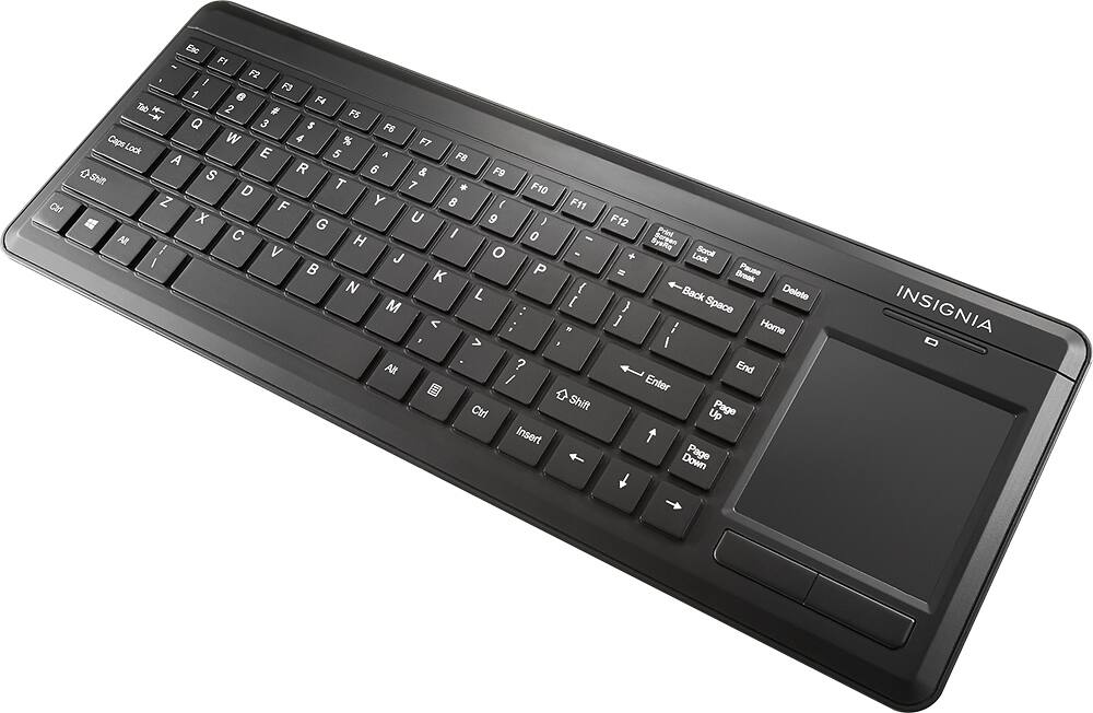 Angle. Insignia™ - Wireless Keyboard with Touchpad.