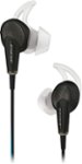 Front Zoom. Bose - QuietComfort 20 (iOS) Wired Noise Cancelling In-Ear Earbuds - Black.