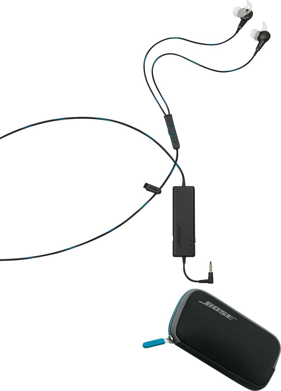 Best Buy: Bose QuietComfort 20 (iOS) Wired Noise In-Ear Earbuds Black 718839-0010