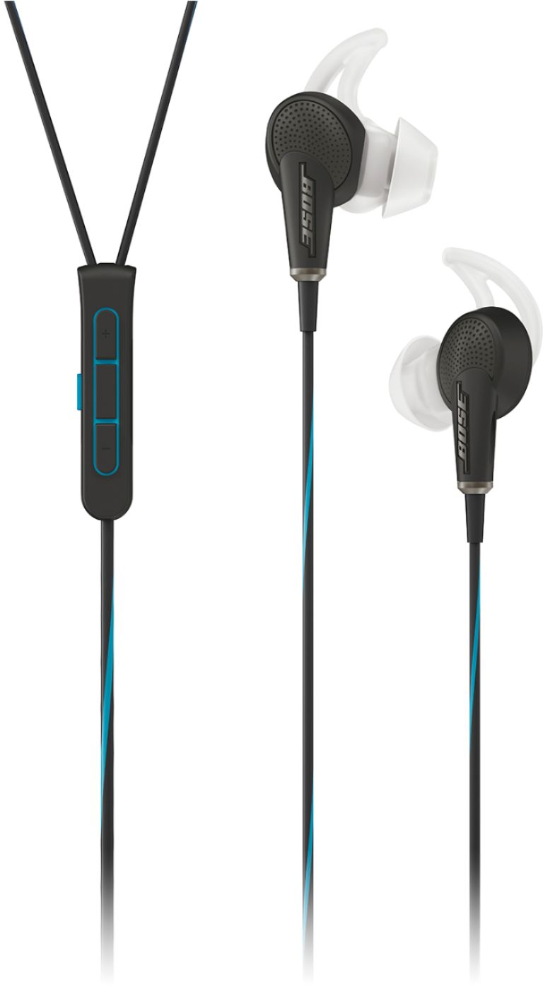 Black Bose Quiet Comfort 20 Noise Cancellation Earbuds 7188400010 Apple 