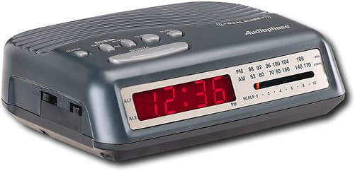 Angle Standard. Audiophase - AM/FM Dual-Alarm Clock Radio.