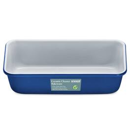 Bakken- Swiss - Non-stick 1 lb loaf pan, 4.7"x9", ceramic-coated, PTFE/PFOA-free, even heat, perfect for bread, cakes & more – - Blue