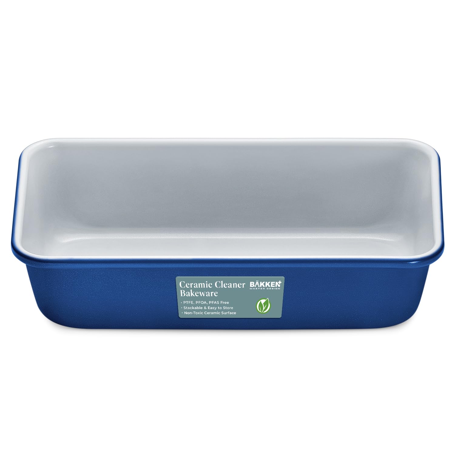 Ceramic Cleaner BAKKEN Bakeware PTFE, PFOA, PFAS Free. Stackable & Easy to Store. Non-Toxic Ceramic Surface.