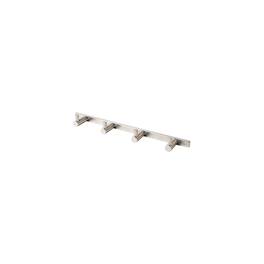 Alfi - Brushed Nickel Wall Mounted 4 Prong Robe / Towel Hook - Silver