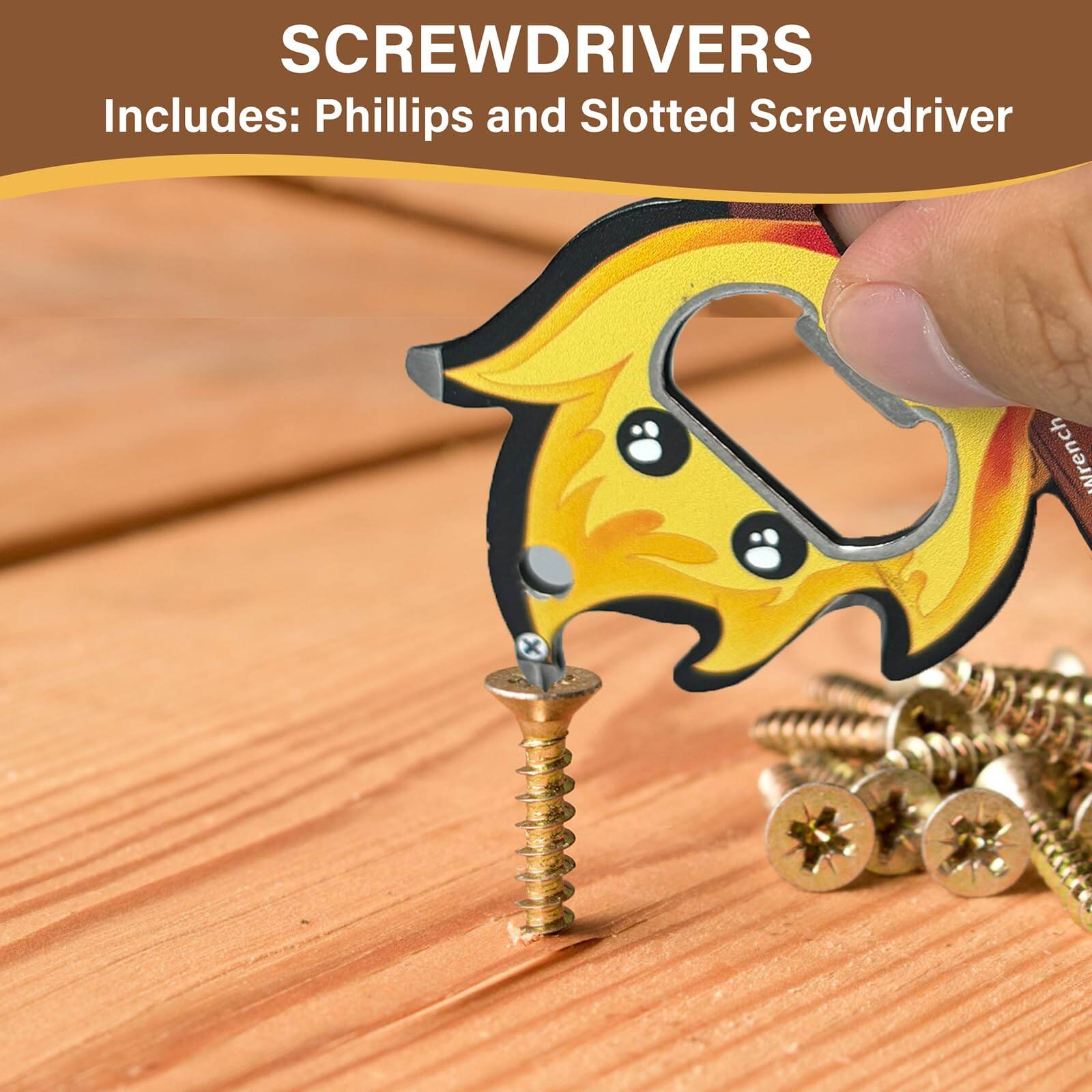 SCREWDRIVERS  
Includes: Phillips and Slotted Screwdriver