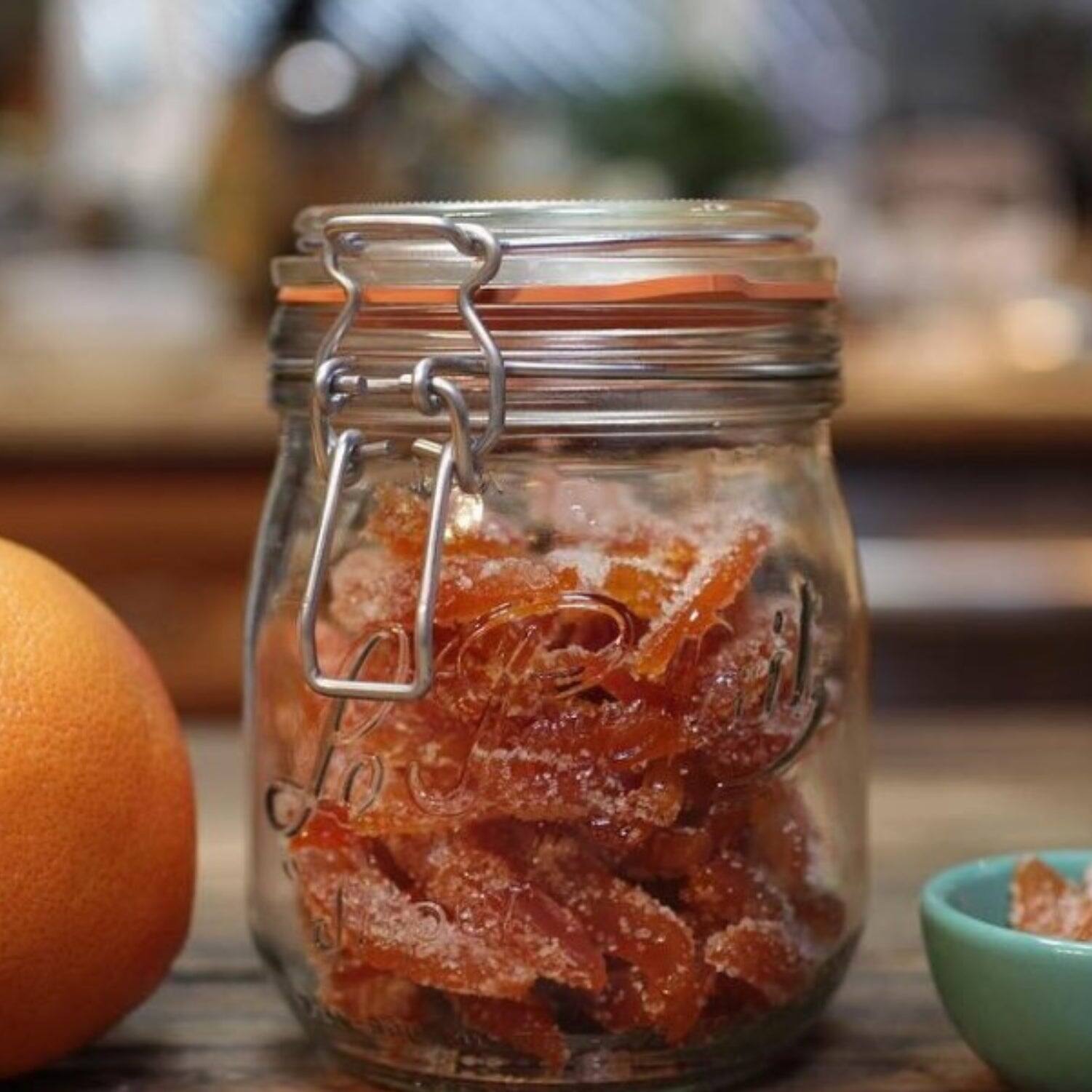 Alt View 1. Le Parfait - Super Jar - 750ml French Glass Canning Jar w/Round Body, Airtight Rubber Seal & Glass Lid, 24oz/Pint & Half (Pack of 4).