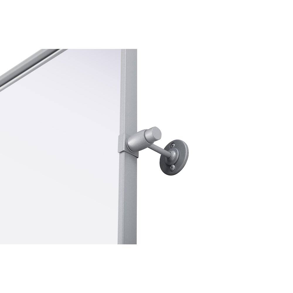 Alt View 8. Elegant Kitchen and Bath - Amoura 20X24 Pivot Mirror In Silver - Silver.