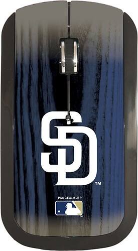 Front Standard. Pangea Brands - San Diego Padres Wireless Optical Mouse - Blue/Gold.