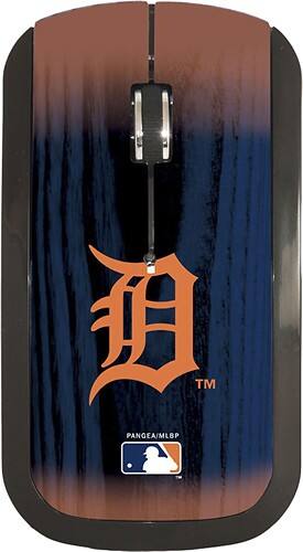 Front Standard. Pangea Brands - Detroit Tigers Wireless Optical Mouse - Blue/Orange.