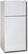 Angle Standard. Whirlpool - 15.8 Cu. Ft. Top-Mount Refrigerator - White on white.