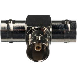 Comprehensive - Premium 75 Ohm BNC Jack to Jack to Jack T Video Adapter