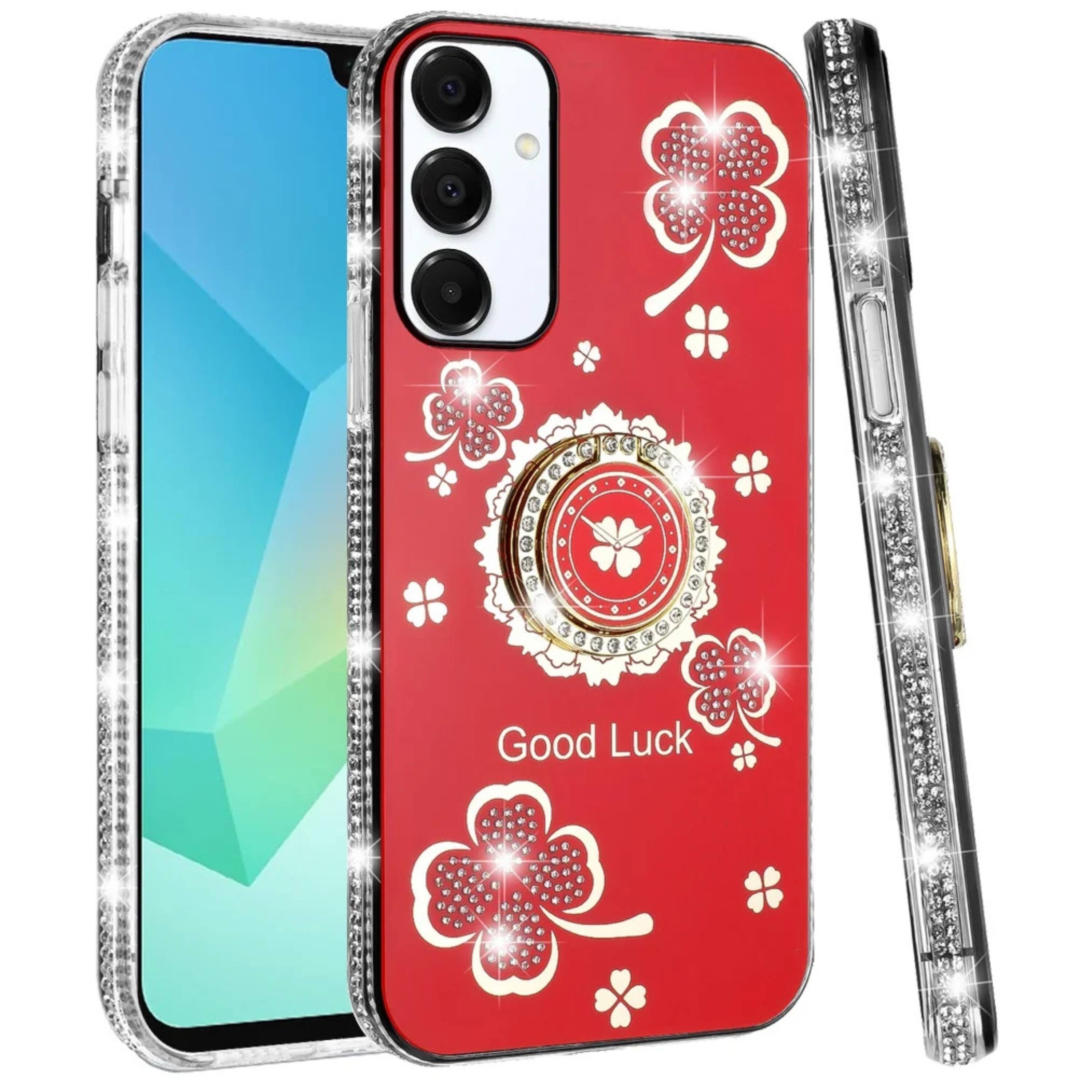 Kitcheniva Four Leaf Clover Glitter Protective Phone Case For Samsung ...